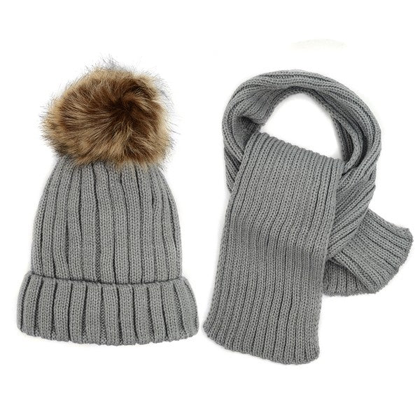 Vanilla Beanie & Scarf Set