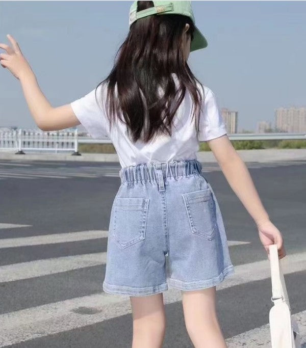 Denim Drizzle Shorts