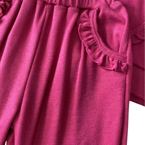 Plum Knit Jogger Set