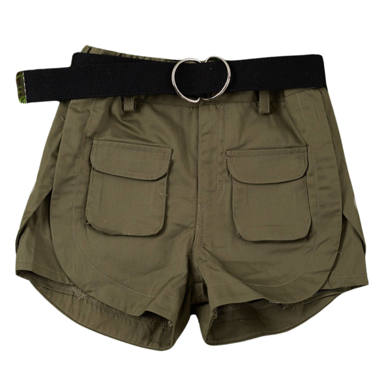 Olive Cargo Shorts