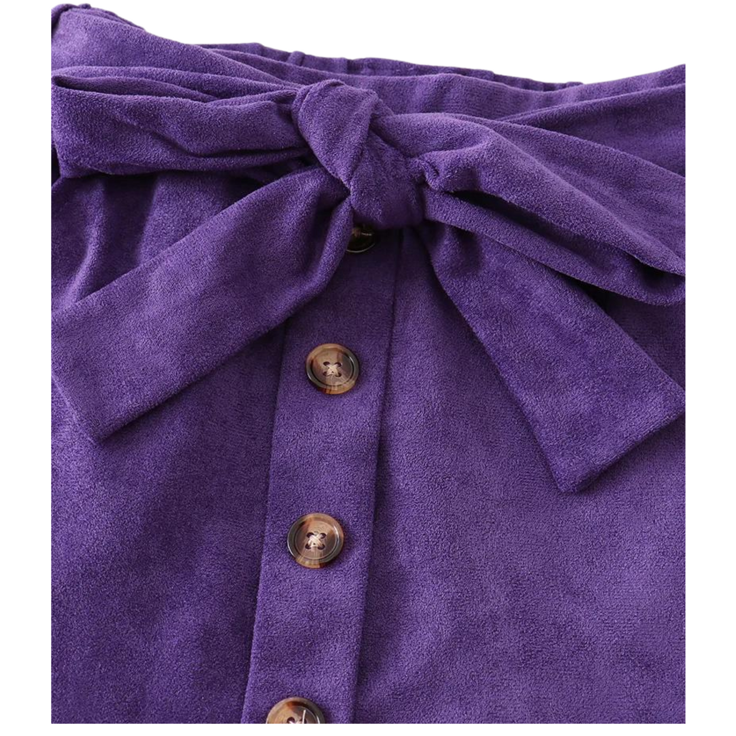 Grape Velvet Skirt