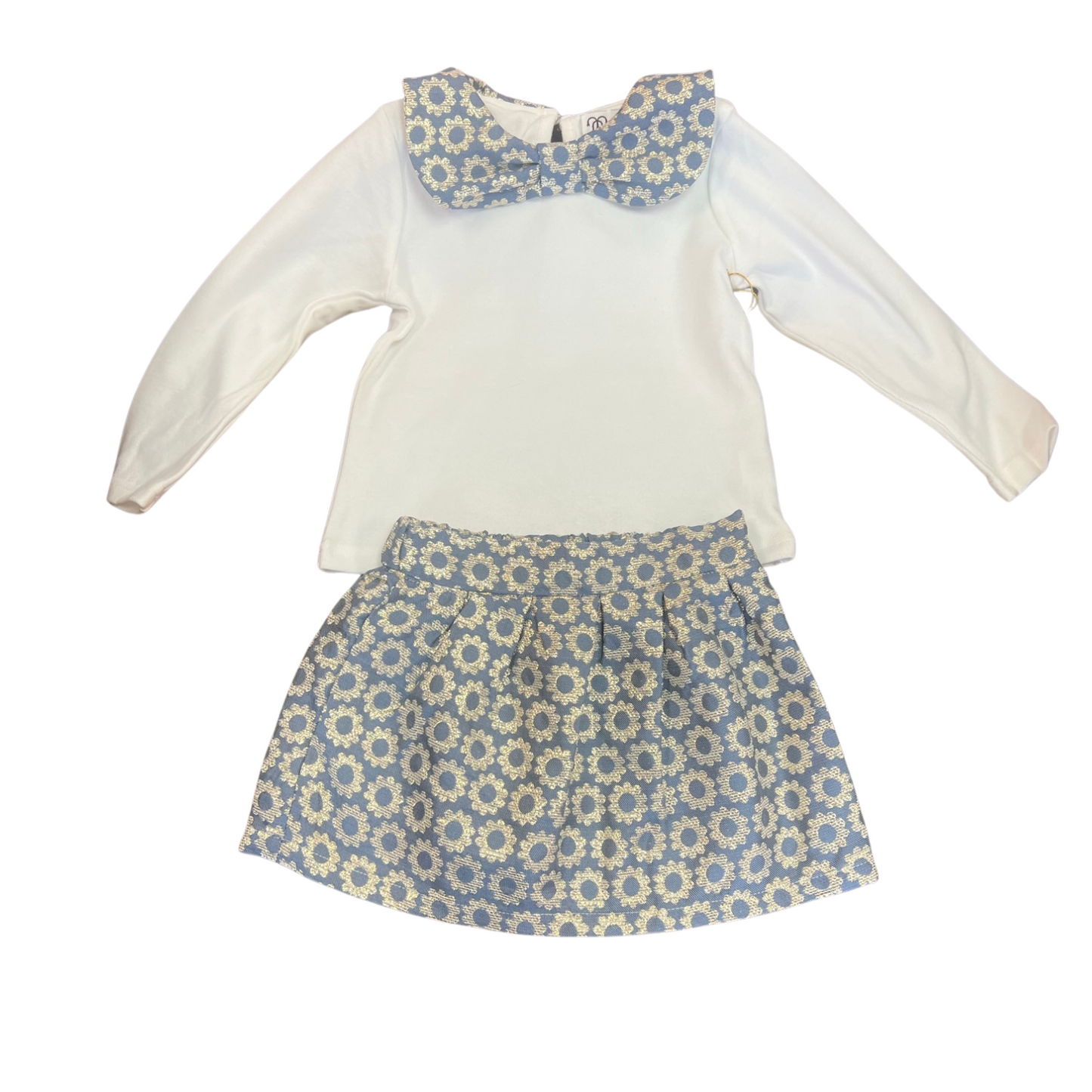 Blueberry Cream Skirt Set