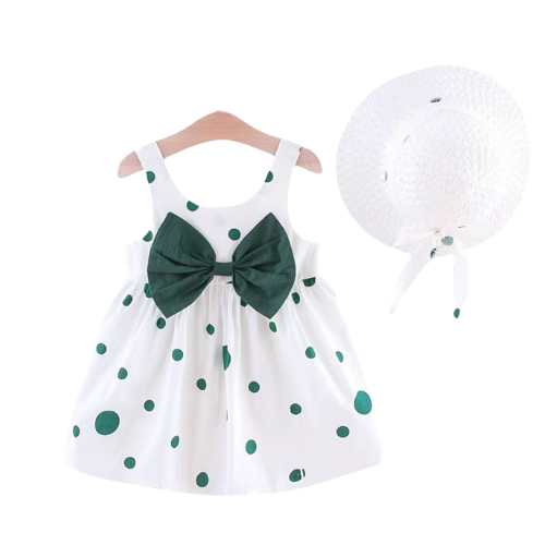 Greens Polka-Dress