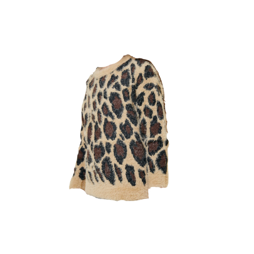 Leopard Mohair Sweater