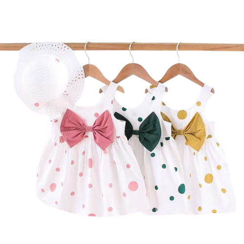 Greens Polka-Dress