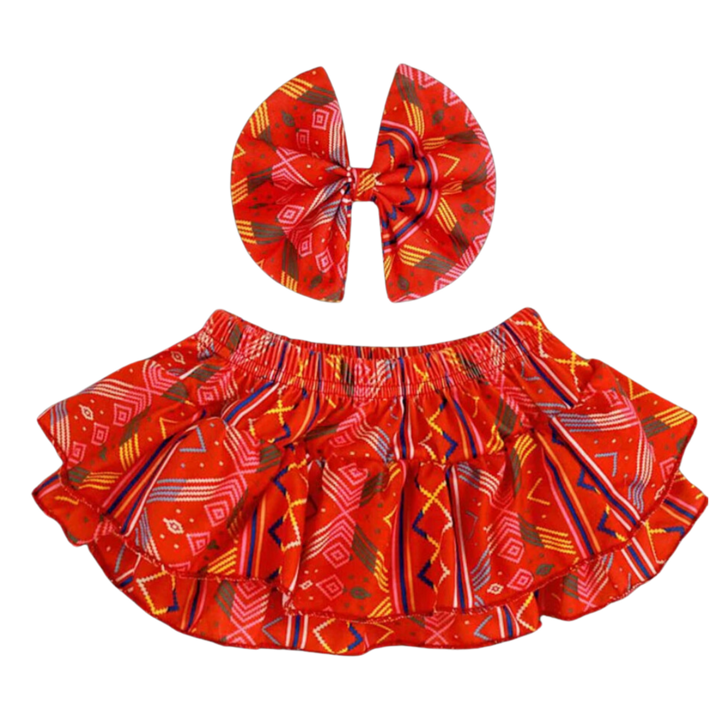 Geometric Bloom Skirt