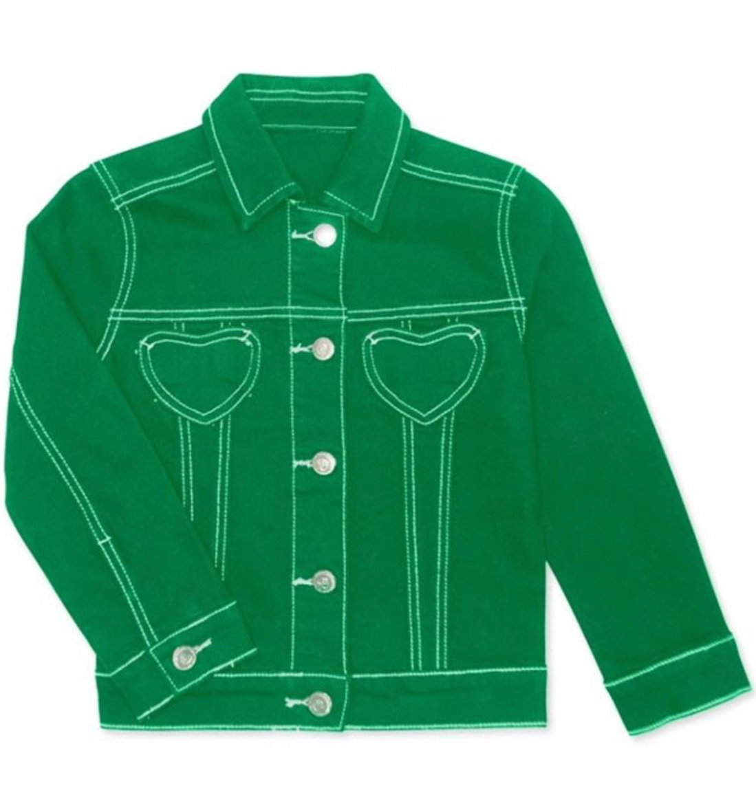 Green Apple Denim Jacket