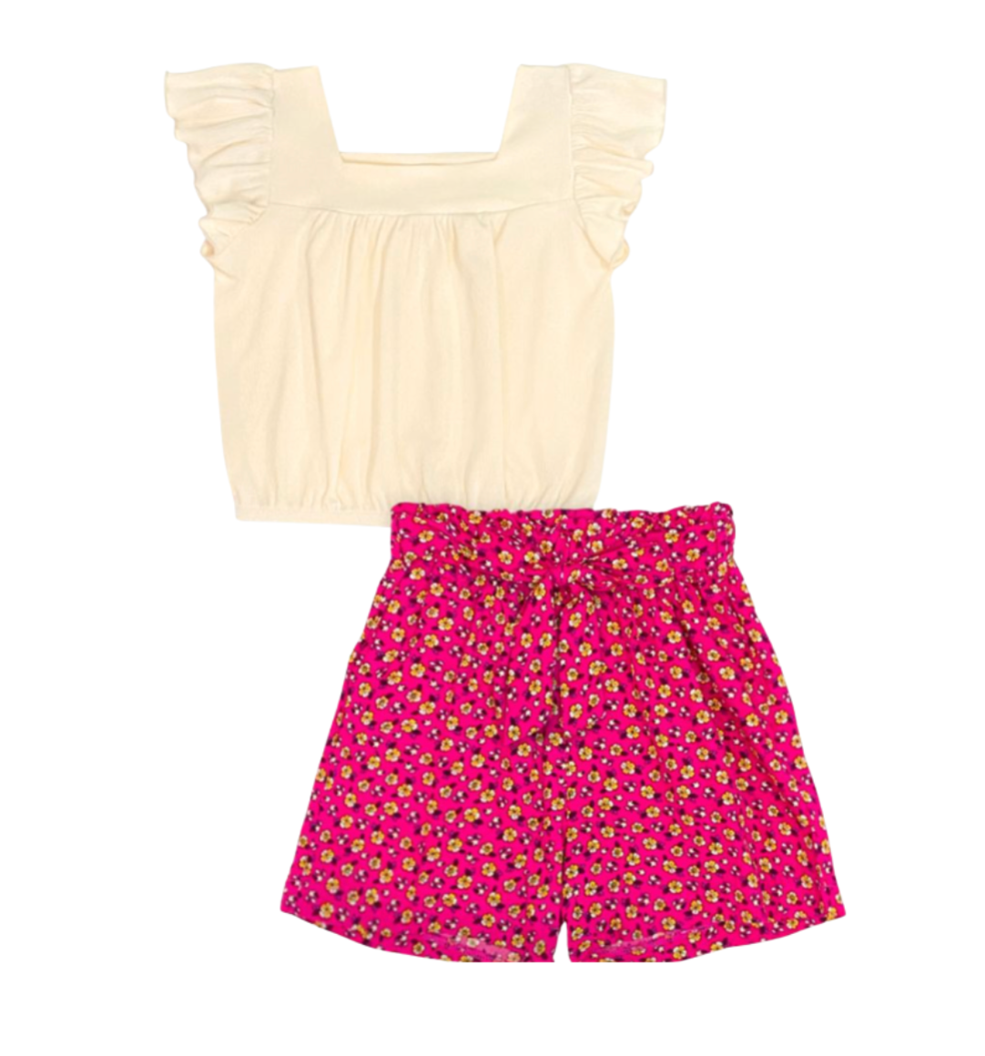 Calendular Flower Shorts