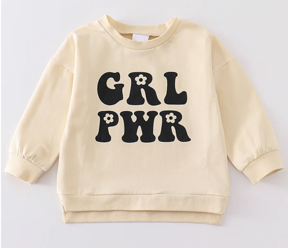 Floral Girl Power Crewneck