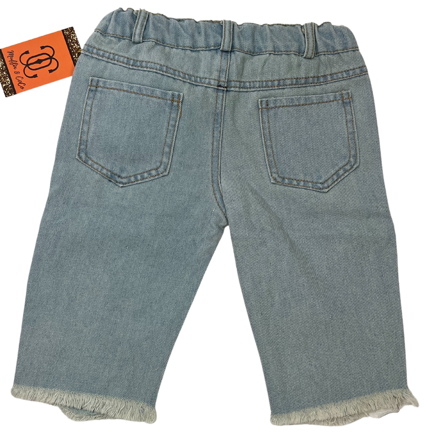 Poppy Seed Distressed Capris