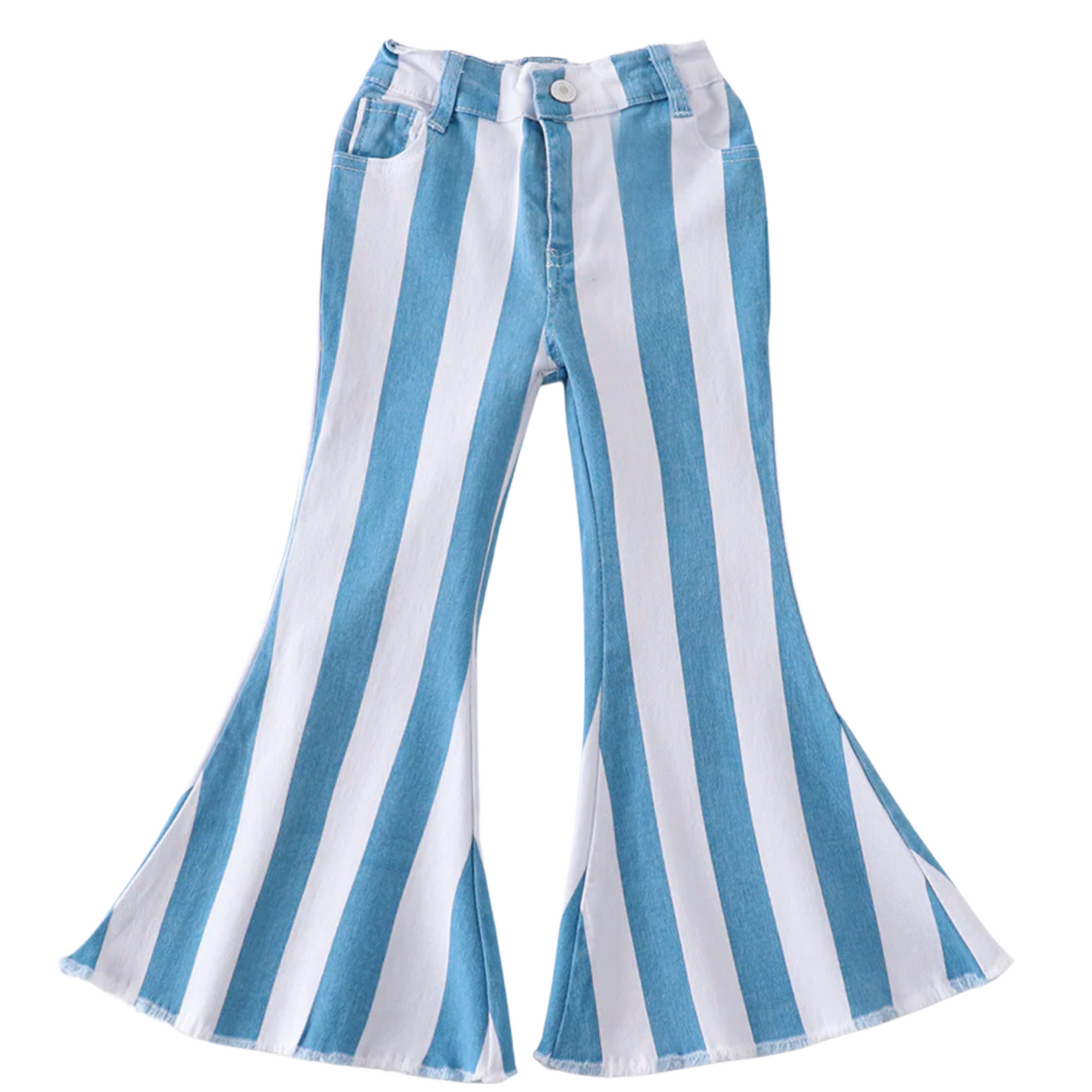 Blue Swirl Bell Bottoms