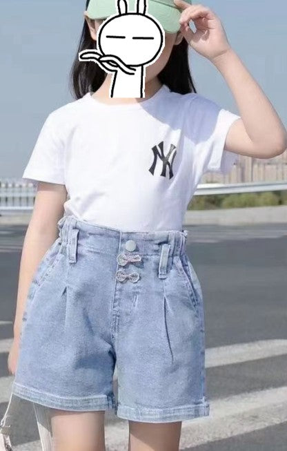 Denim Drizzle Shorts