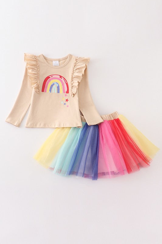 Rainbow TuTu Skirt Set