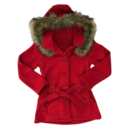Berries Fur Fleece Coat
