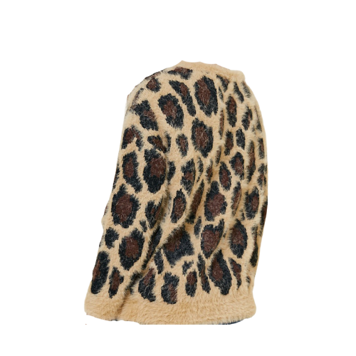 Leopard Mohair Sweater