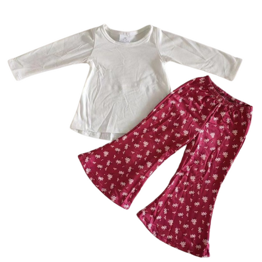 Crangrape Floral Pants