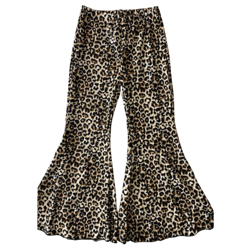 Leopard Choc Bellbottoms
