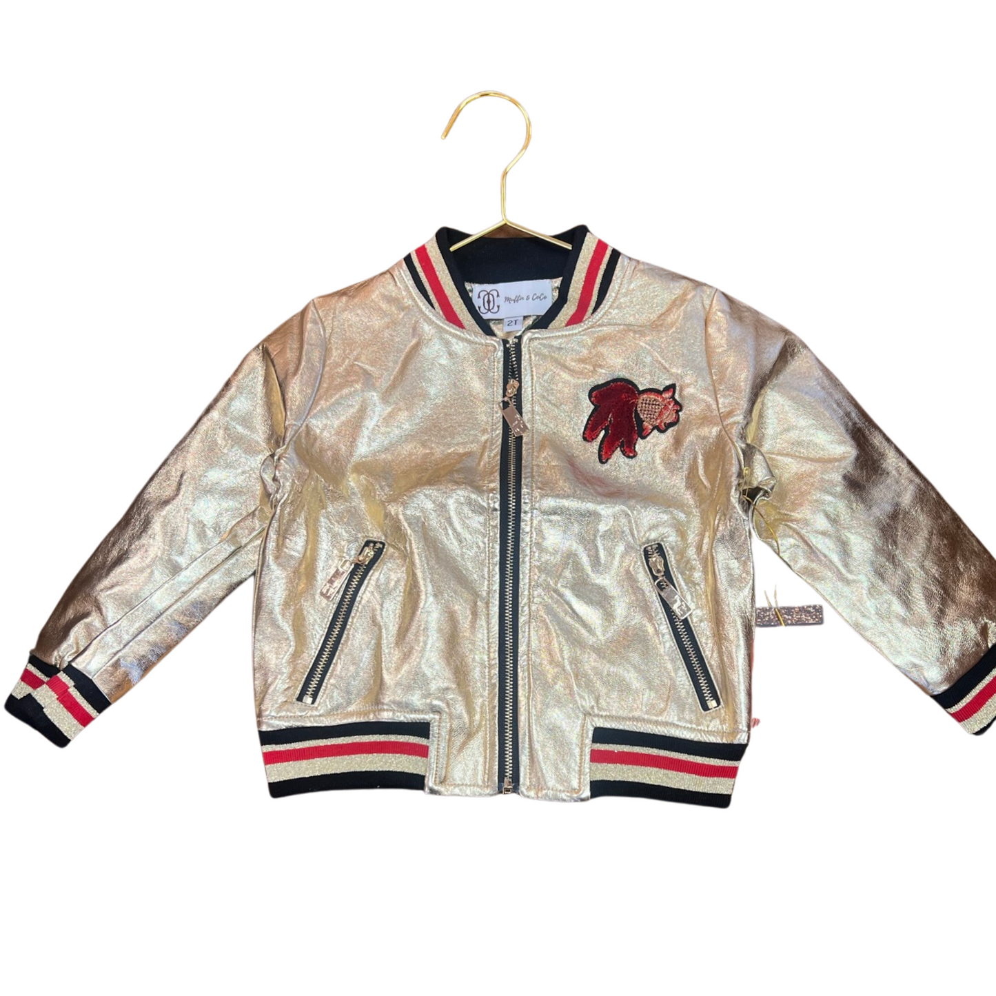 Golden Beets Bomber Jacket