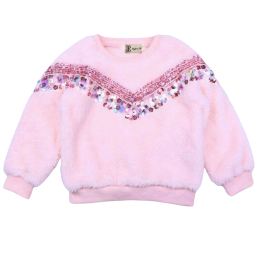 Pink Sprinkles Sherpa Pullover