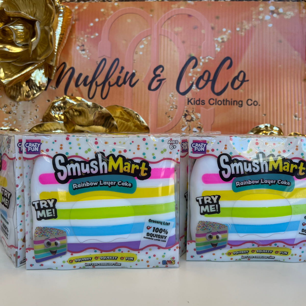 Rainbow Layer Cake Squishy