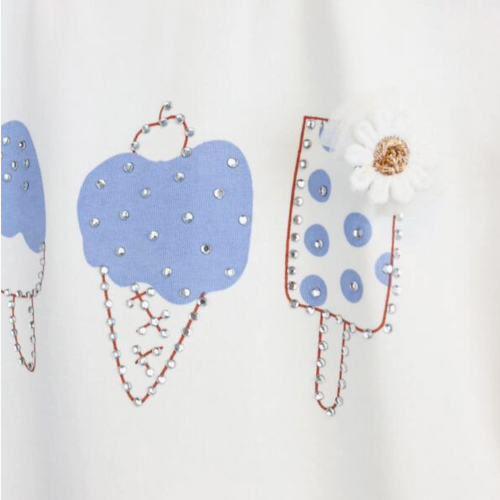 Blue Ice Cream Tee