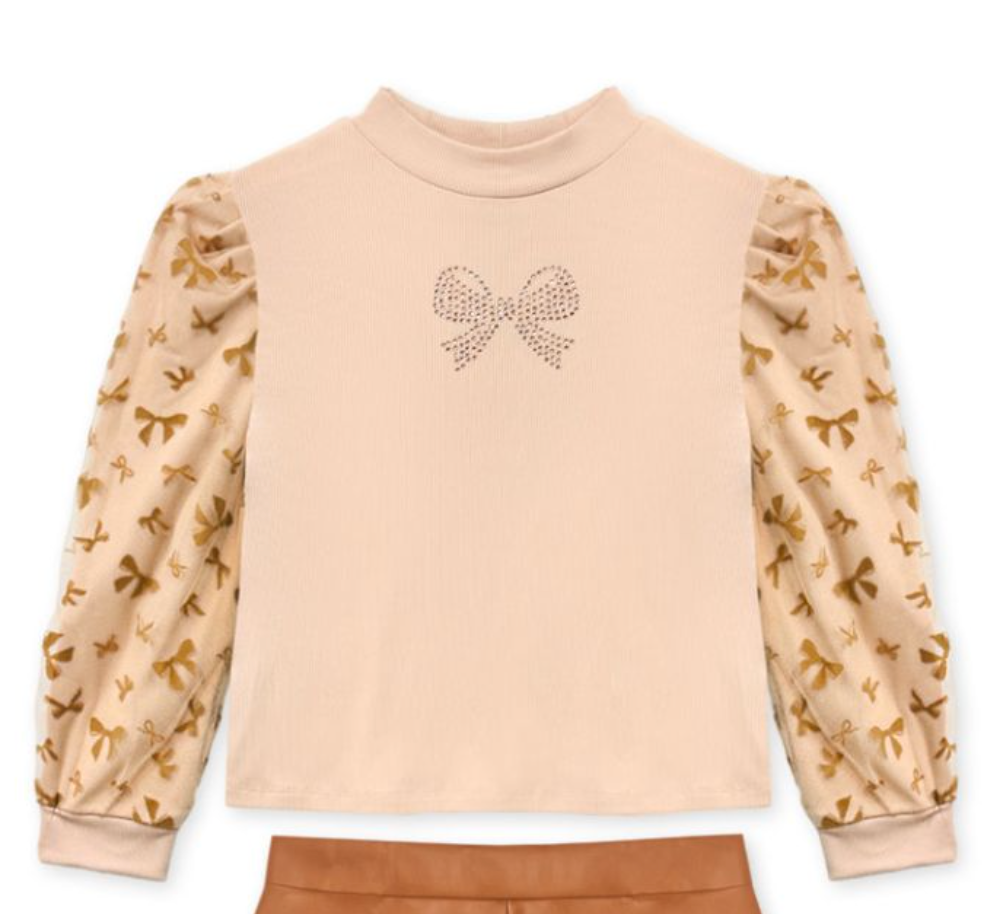 Pretzel Bow Blouse