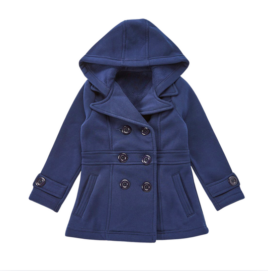 Berries Hooded Fleece Coat