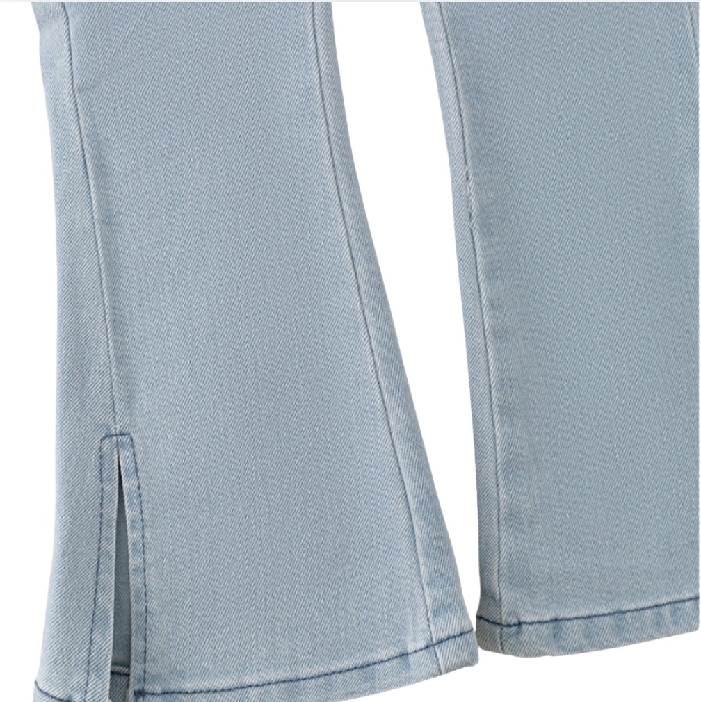 Light Blue Bootcut Denim Flares