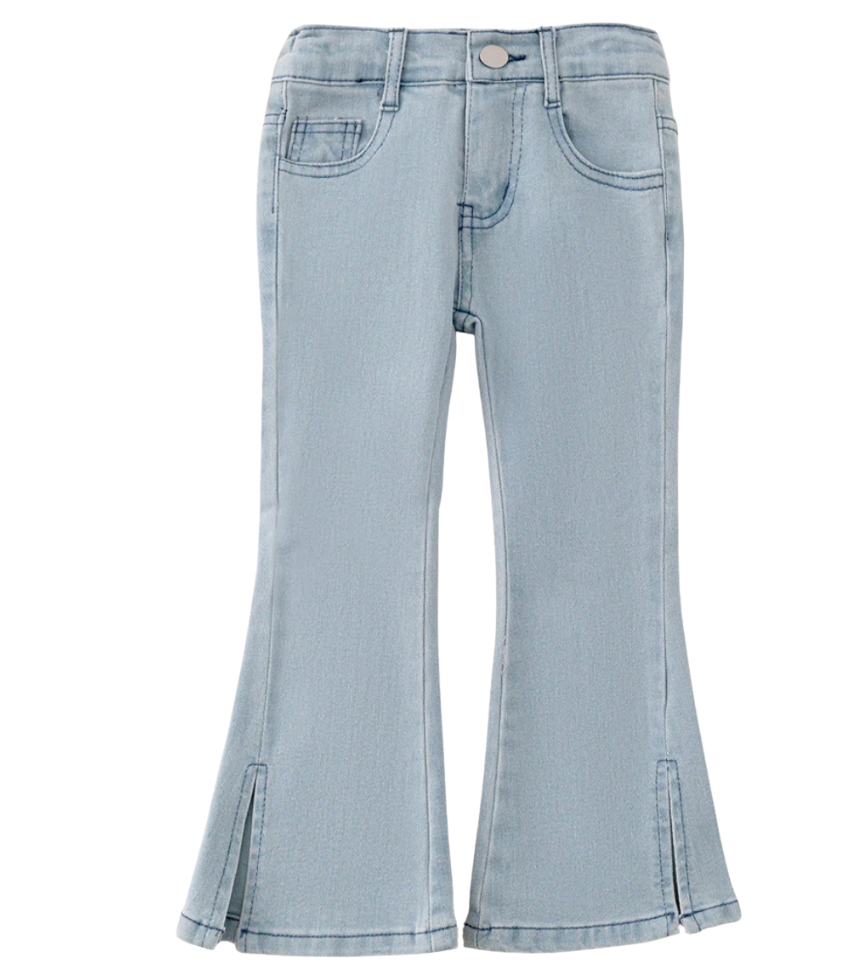 Light Blue Bootcut Denim Flares