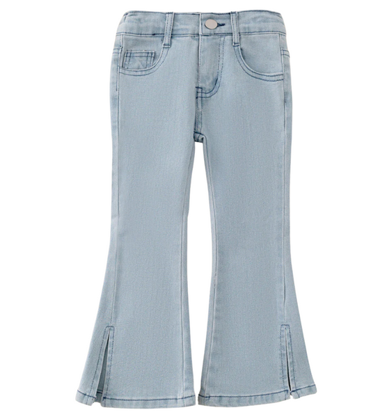 Light Blue Bootcut Denim Flares