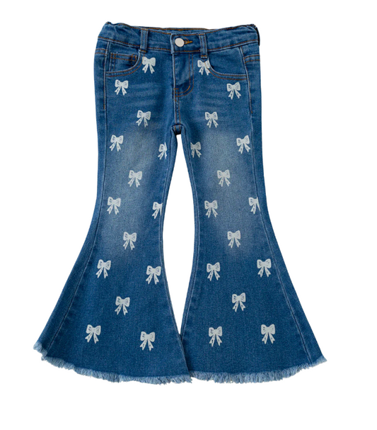 Bow Bootcut Jeans