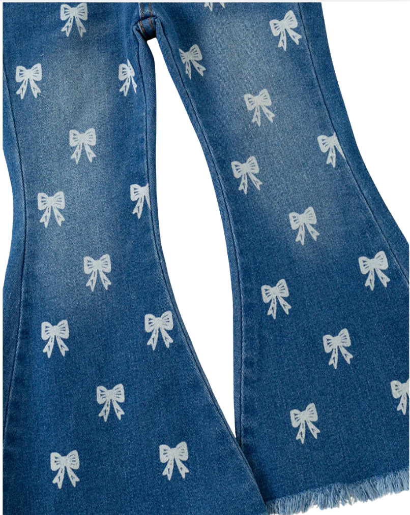 Bow Bootcut Jeans