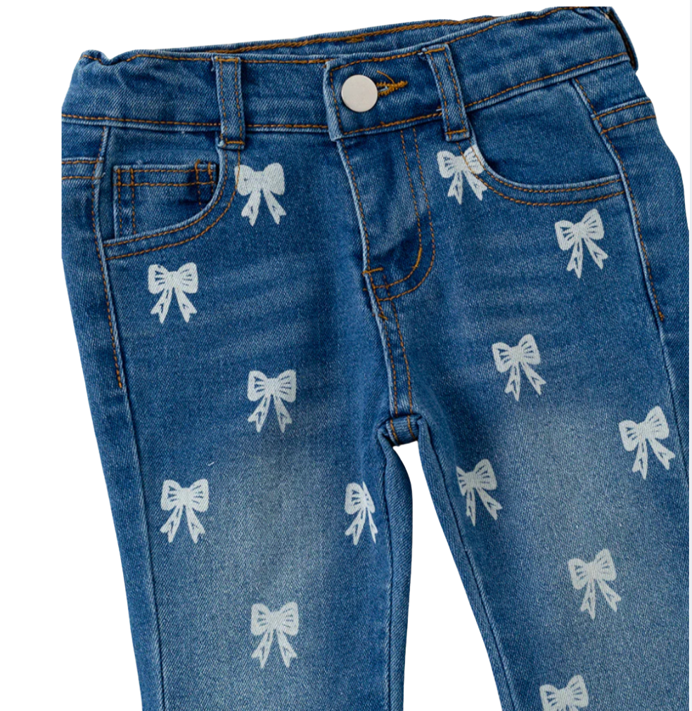 Bow Bootcut Jeans