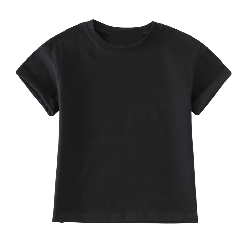 Black Basic Tee
