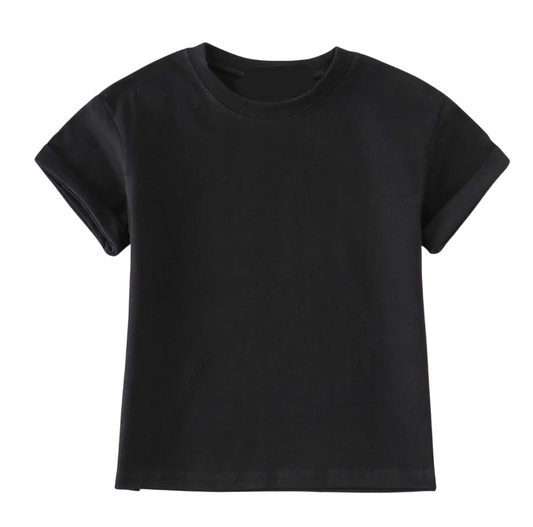 Black Basic Tee