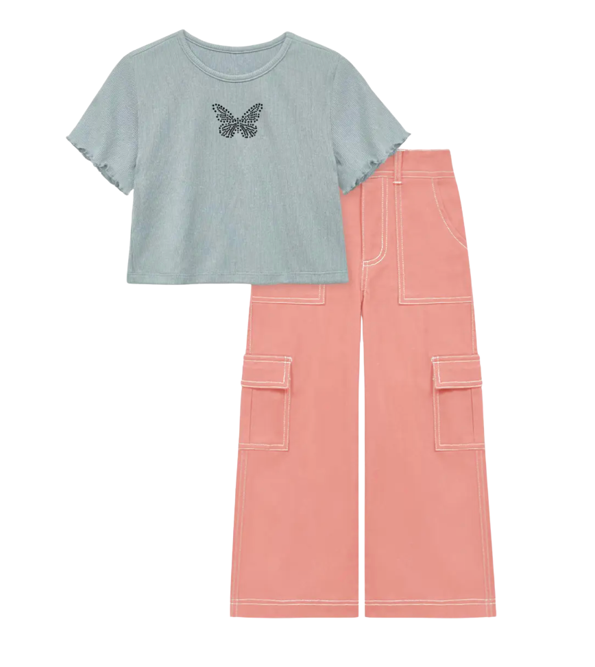 Salmon Cargo Pants