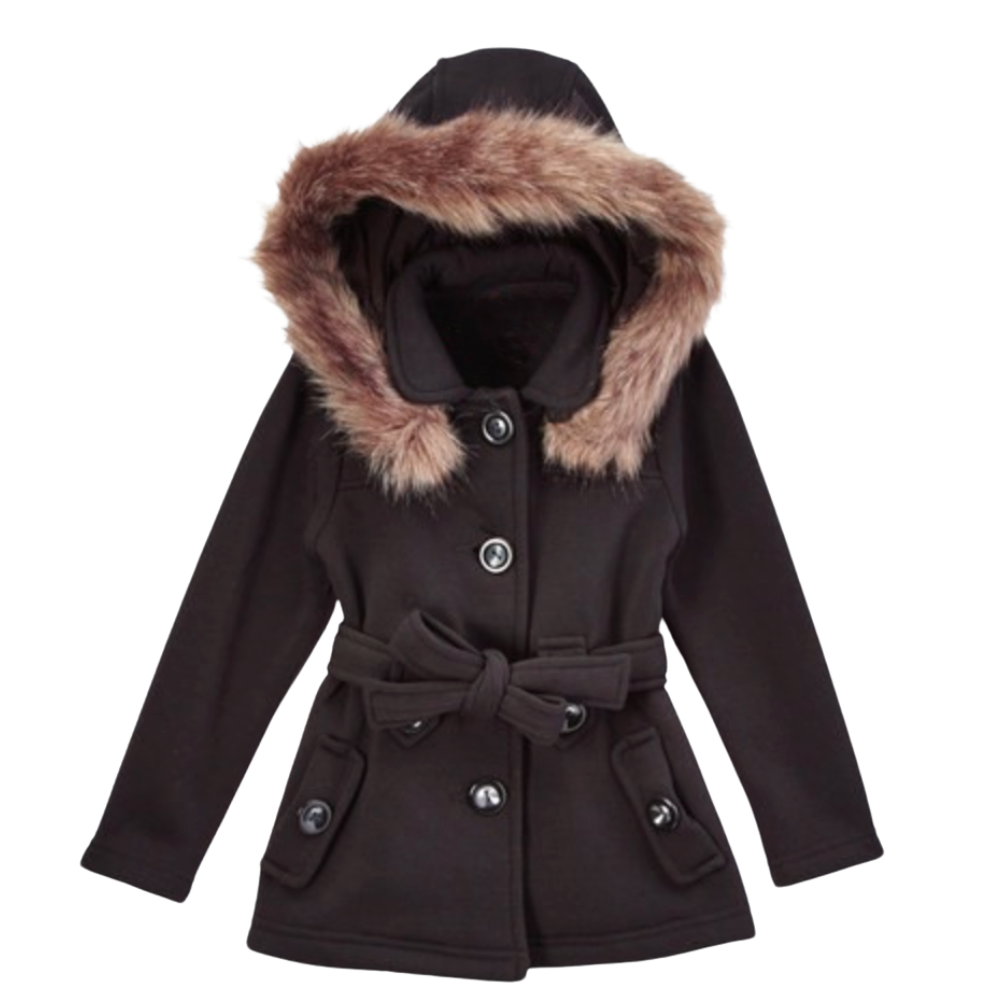 Berries Fur Fleece Coat