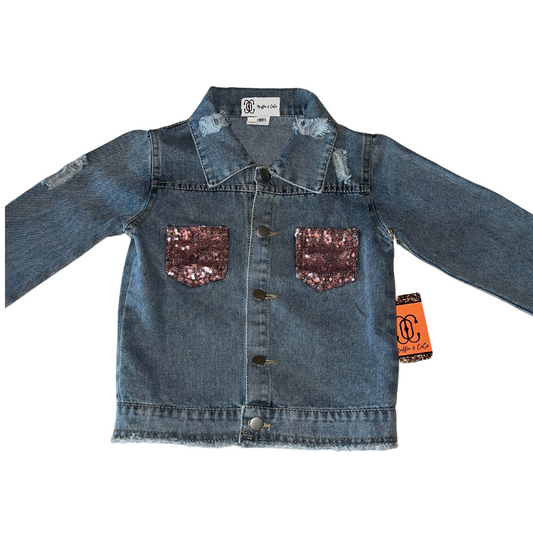Strawberry Sprinkle Denim Jacket