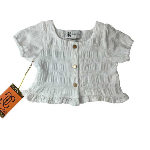 Vanilla Bean Pleated Shirt