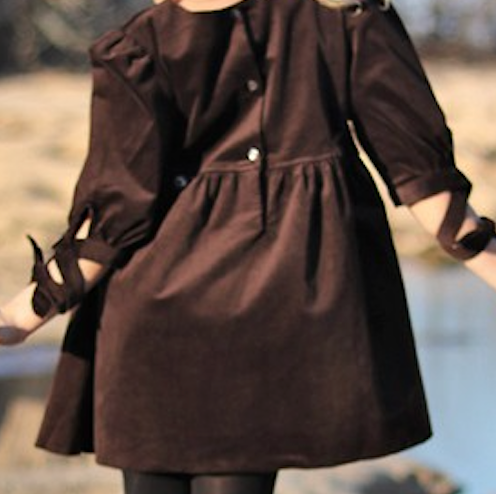 Dark Chocolate Corduroy Dress